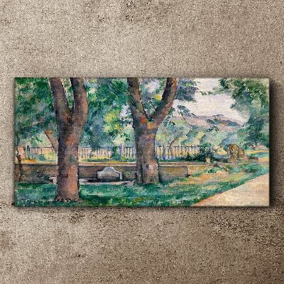 Foto auf leinwand Sommernachmittag im Park