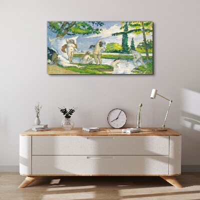 Foto auf leinwand Sommernachmittag am Fluss