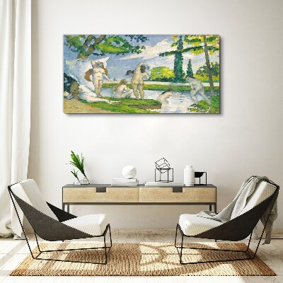 Foto auf leinwand Sommernachmittag am Fluss