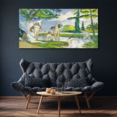 Foto auf leinwand Sommernachmittag am Fluss