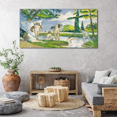 Foto auf leinwand Sommernachmittag am Fluss