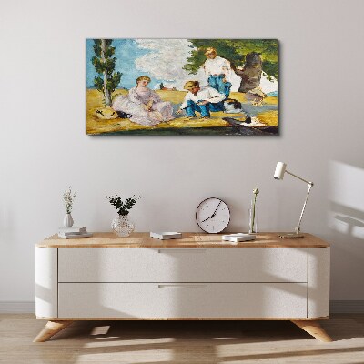 Foto auf leinwand Sommernachmittag auf dem Land