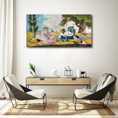 Foto auf leinwand Sommernachmittag auf dem Land