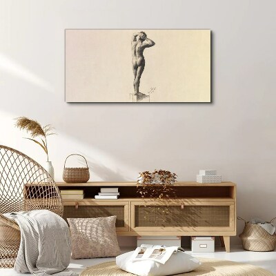 Foto auf leinwand Figur in Bewegung