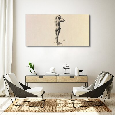 Foto auf leinwand Figur in Bewegung