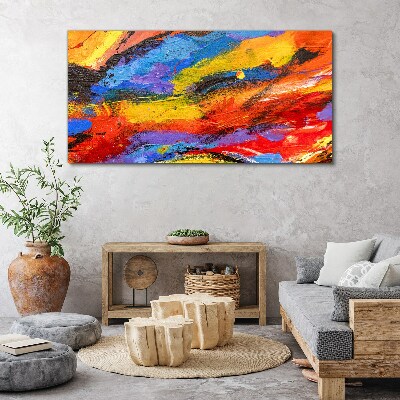 Foto auf leinwand Dynamische Farben in Bewegung