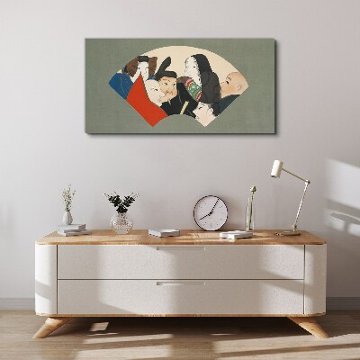 Foto auf leinwand Traditionelle Zeichen im japanischen Stil