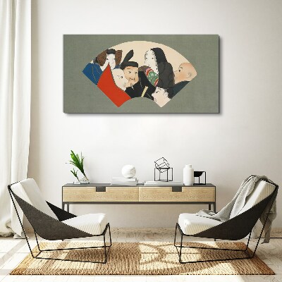 Foto auf leinwand Traditionelle Zeichen im japanischen Stil