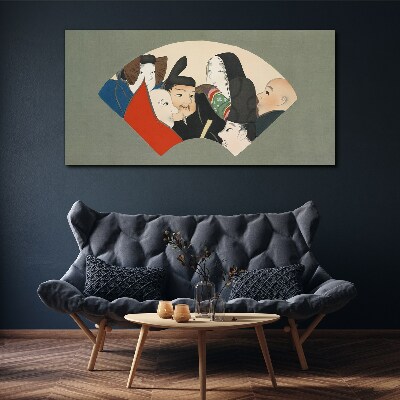 Foto auf leinwand Traditionelle Zeichen im japanischen Stil