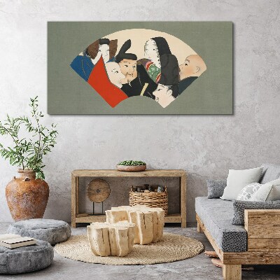 Foto auf leinwand Traditionelle Zeichen im japanischen Stil