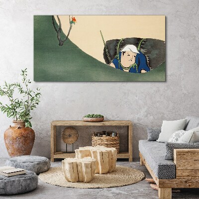 Leinwandbild Verloren im Grünen