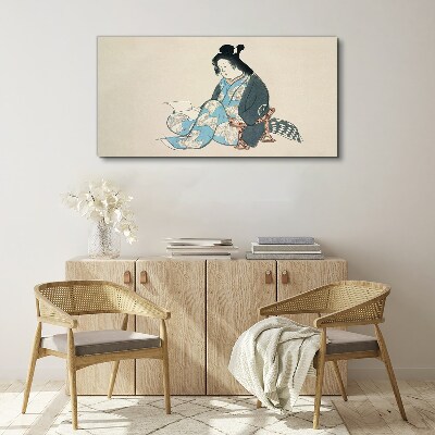 Fotobilder Asiatischer Frauen-Kimono