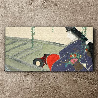 Bild auf leinwand Ruhe im Garten