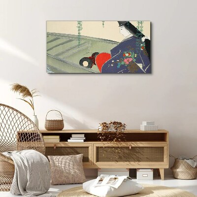 Bild auf leinwand Ruhe im Garten