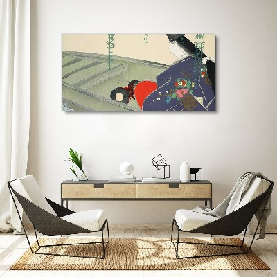 Bild auf leinwand Ruhe im Garten