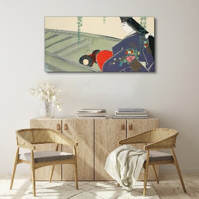 Bild auf leinwand Ruhe im Garten