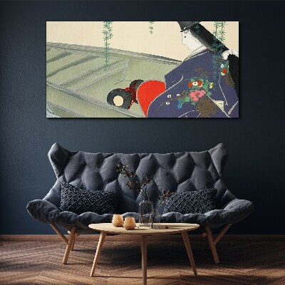 Bild auf leinwand Abstrakter Damen Kimono