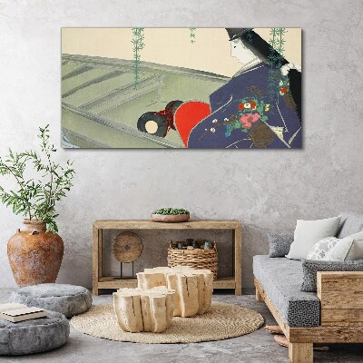 Bild auf leinwand Ruhe im Garten