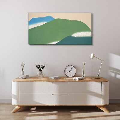 Foto auf leinwand Wellen und Hügel in Harmonie