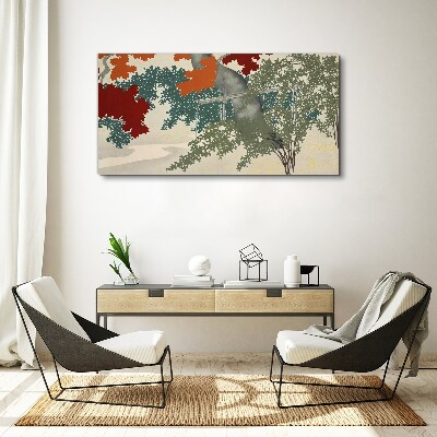 Foto auf leinwand Herbstlaub in der Landschaft