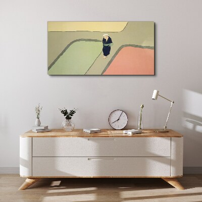 Foto auf leinwand Ein Spaziergang durch die bunte Kreuzung