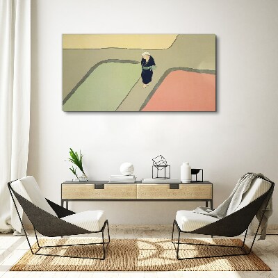 Foto auf leinwand Ein Spaziergang durch die bunte Kreuzung