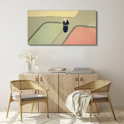 Foto auf leinwand Ein Spaziergang durch die bunte Kreuzung