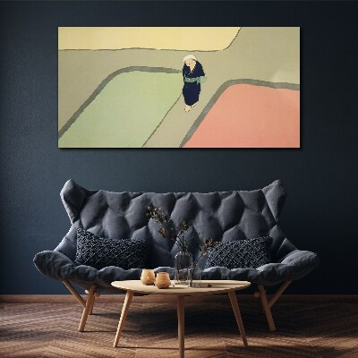 Foto auf leinwand Ein Spaziergang durch die bunte Kreuzung