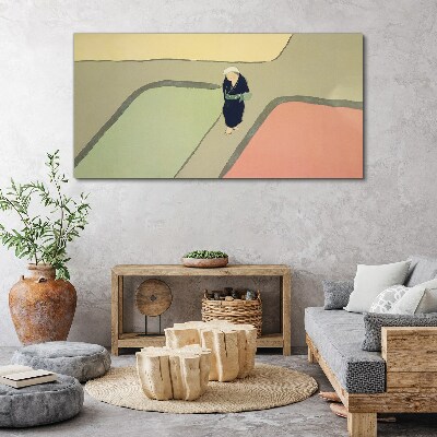 Foto auf leinwand Ein Spaziergang durch die bunte Kreuzung