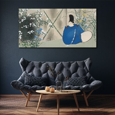 Foto auf leinwand Ruhe im Garten