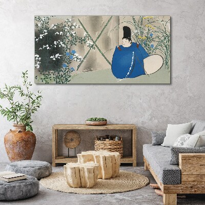 Foto auf leinwand Ruhe im Garten