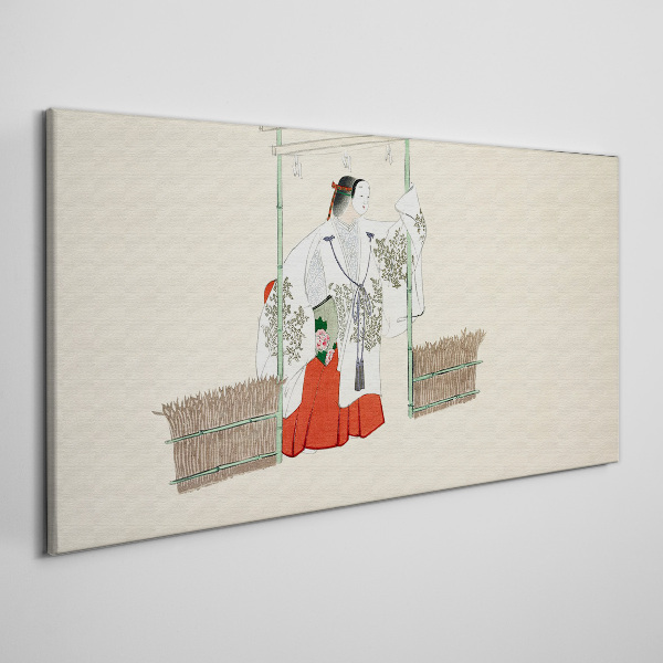 Foto auf leinwand Asiatischer traditioneller Kimono