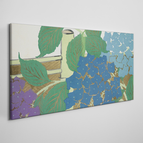 Bild auf leinwand Blumenkompositionen in Pastellfarben