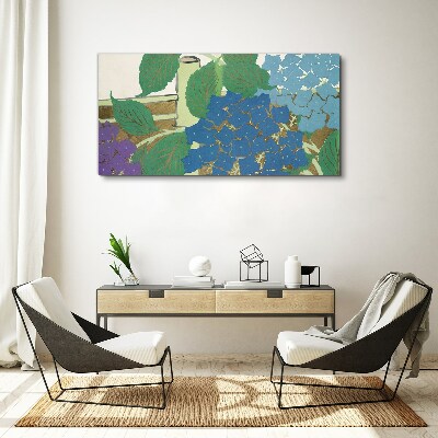 Bild auf leinwand Blumenkompositionen in Pastellfarben