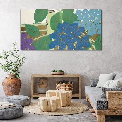 Bild auf leinwand Blumenkompositionen in Pastellfarben