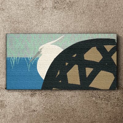 Foto auf leinwand Vogel in der Landschaft