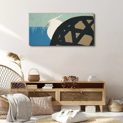 Foto auf leinwand Vogel in der Landschaft