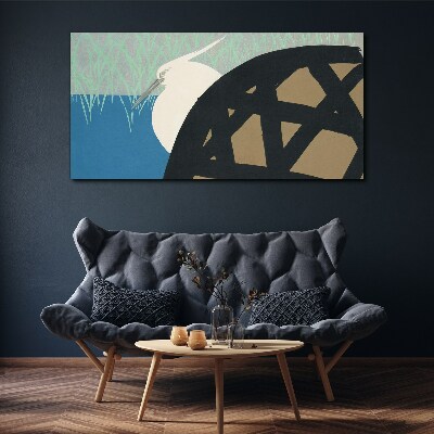 Foto auf leinwand Vogel in der Landschaft