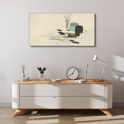 Foto auf leinwand Minimalistische Komposition mit Keramik