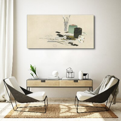 Foto auf leinwand Minimalistische Komposition mit Keramik