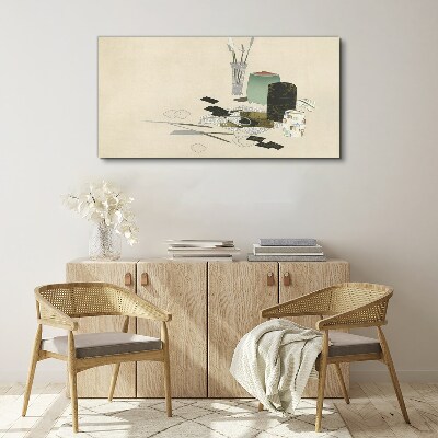 Foto auf leinwand Minimalistische Komposition mit Keramik