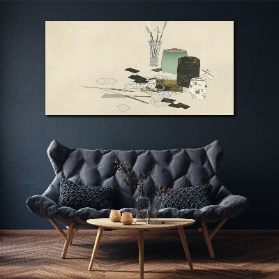 Foto auf leinwand Minimalistische Komposition mit Keramik