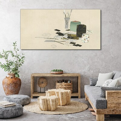 Foto auf leinwand Minimalistische Komposition mit Keramik