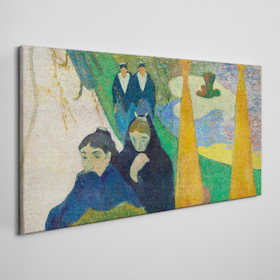 Foto leinwand Traurigkeit und Besinnung in der Landschaft