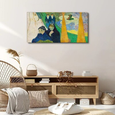 Foto leinwand Traurigkeit und Besinnung in der Landschaft