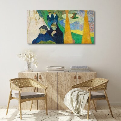 Foto leinwand Traurigkeit und Besinnung in der Landschaft