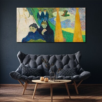 Foto leinwand Traurigkeit und Besinnung in der Landschaft