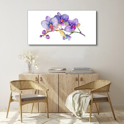 Leinwandbild Die florale Schönheit der Orchideen