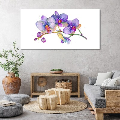 Leinwandbild Die florale Schönheit der Orchideen