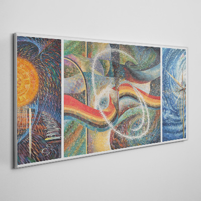 Wandbild Bewegung und Harmonie der Farben